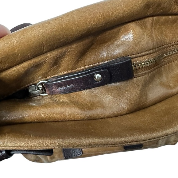 Danier Genuine Leather Medium Crossbody, Brown - Picture 12 of 14